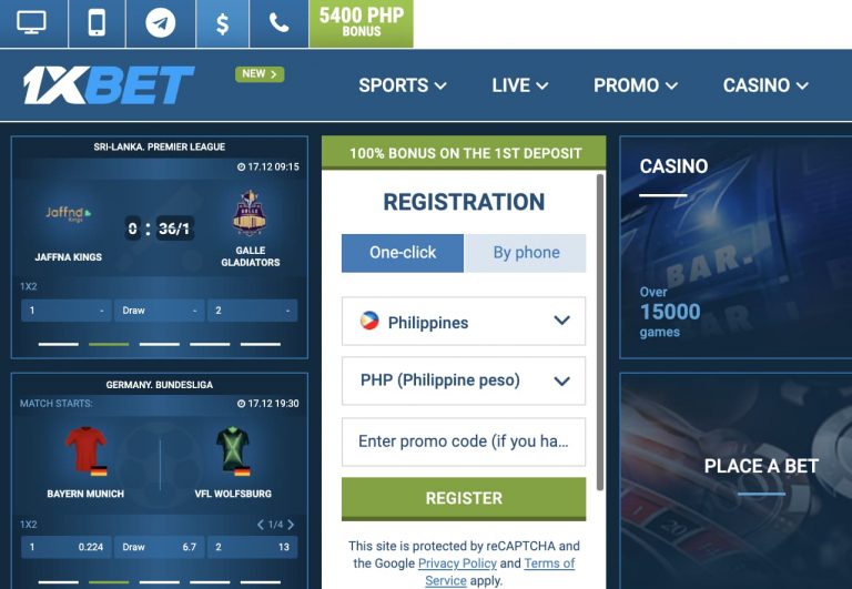 1xBet Registration